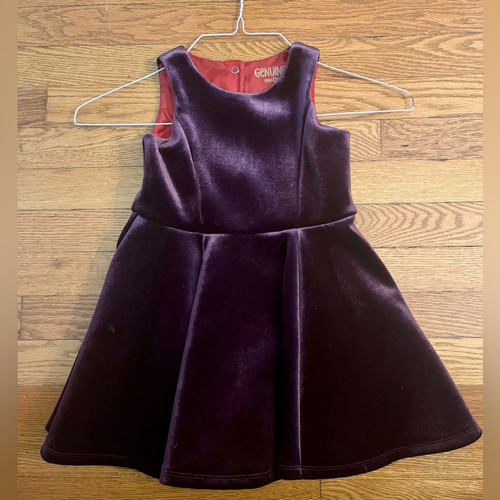 Oshkosh B’gosh Genuine Kids Oshkosh Velvet Dress | Color: Purple | Size: 4T